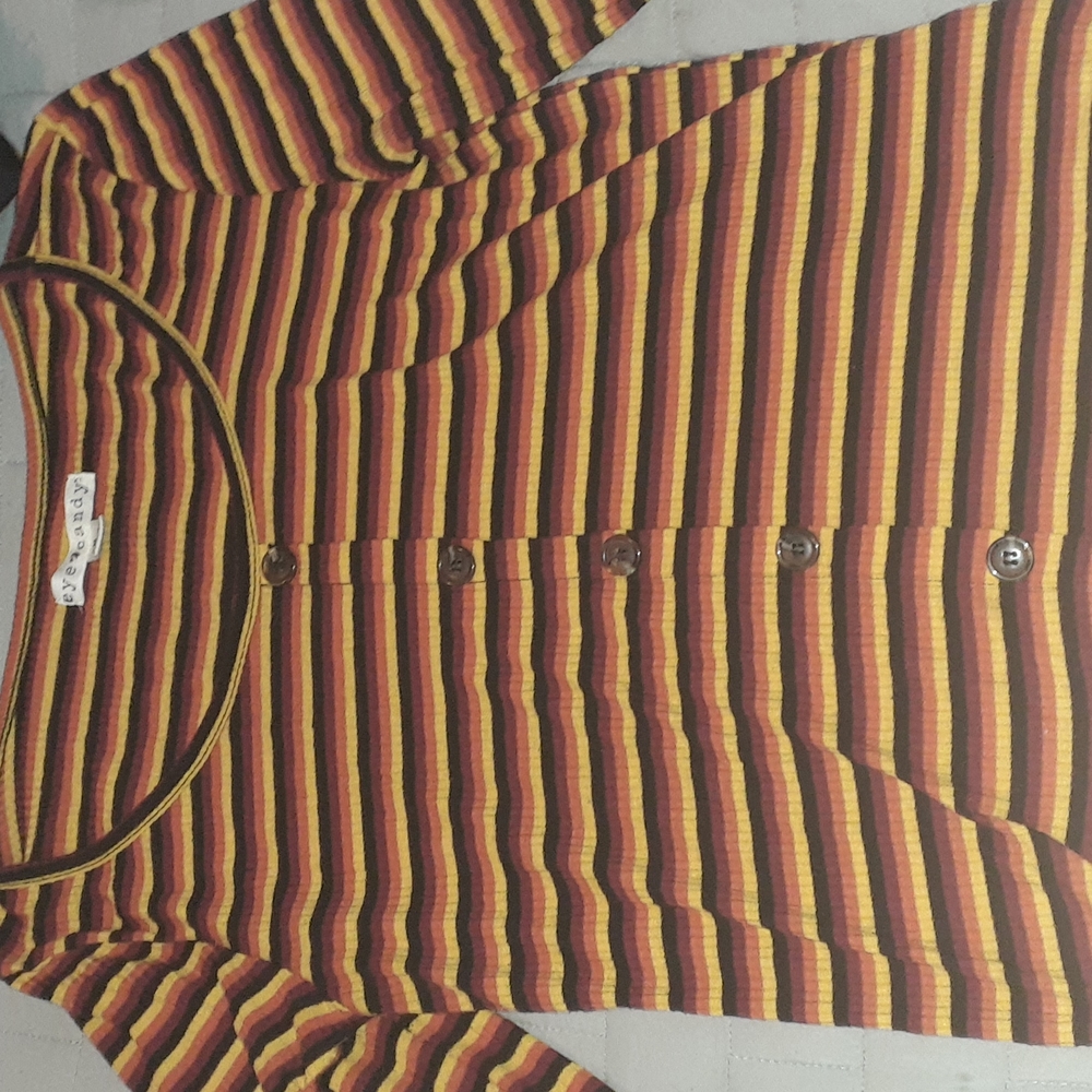 Eye Candy Long sleeves stripped top